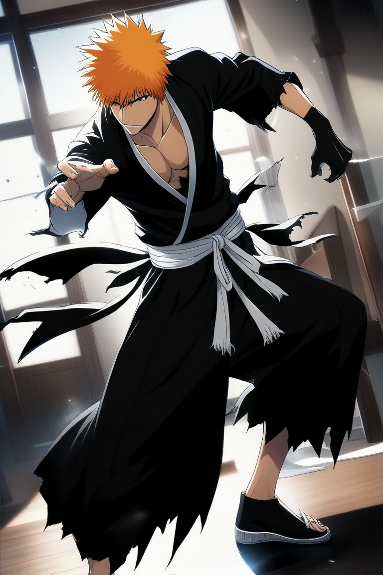 1boy,  male focus,  kurosaki ichigo on Tensor.Art