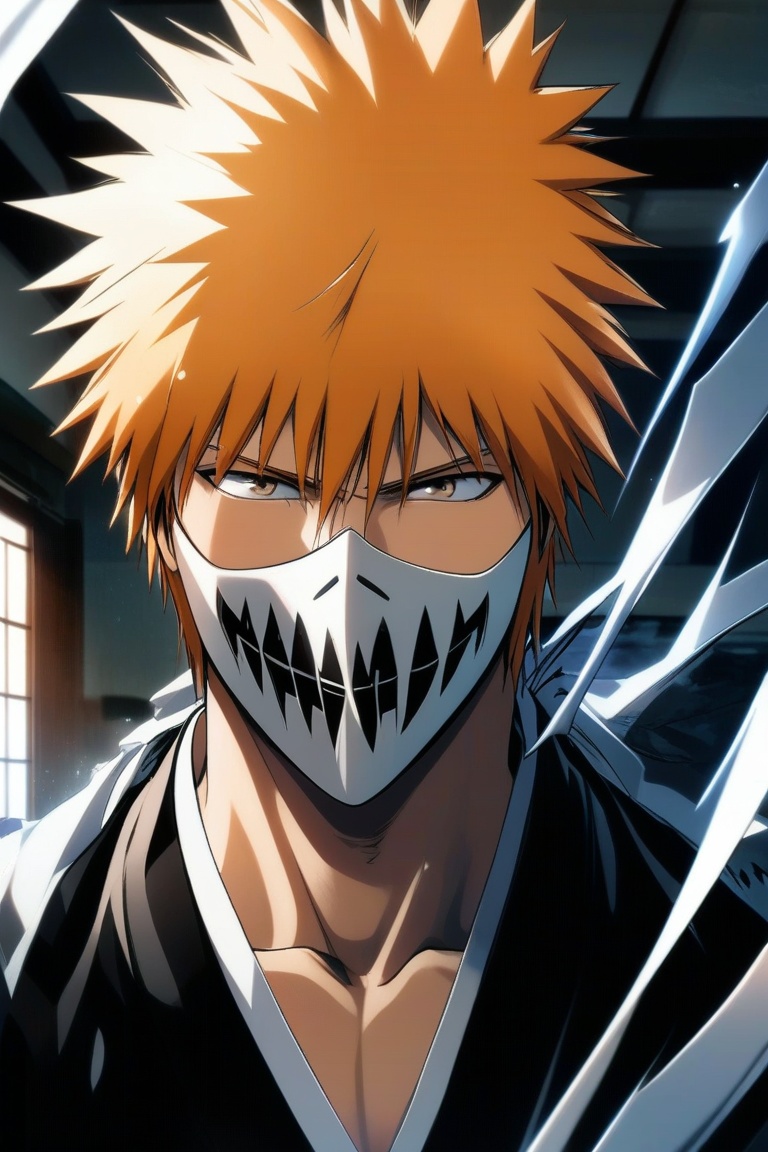 1boy,  male focus,  kurosaki ichigo on Tensor.Art