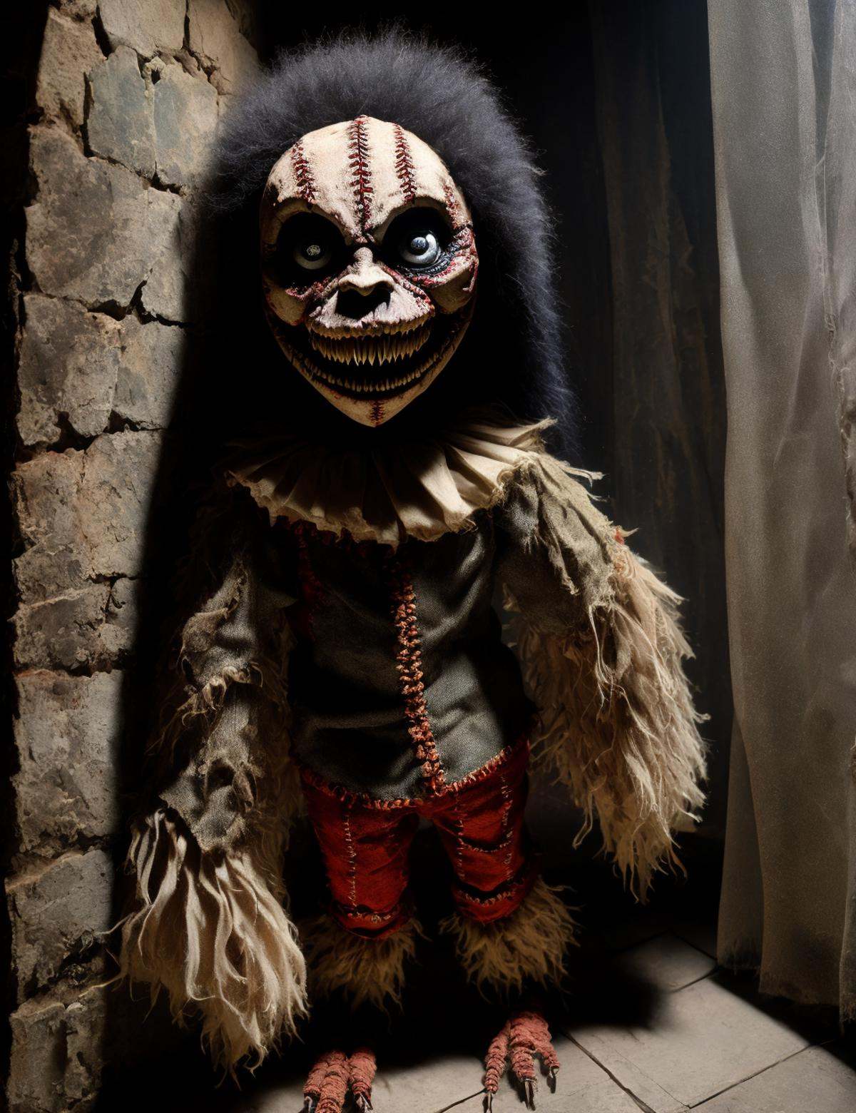 DonMCr33pyD0115 fusion of hantu seru,  wolpertings on Tensor.Art
