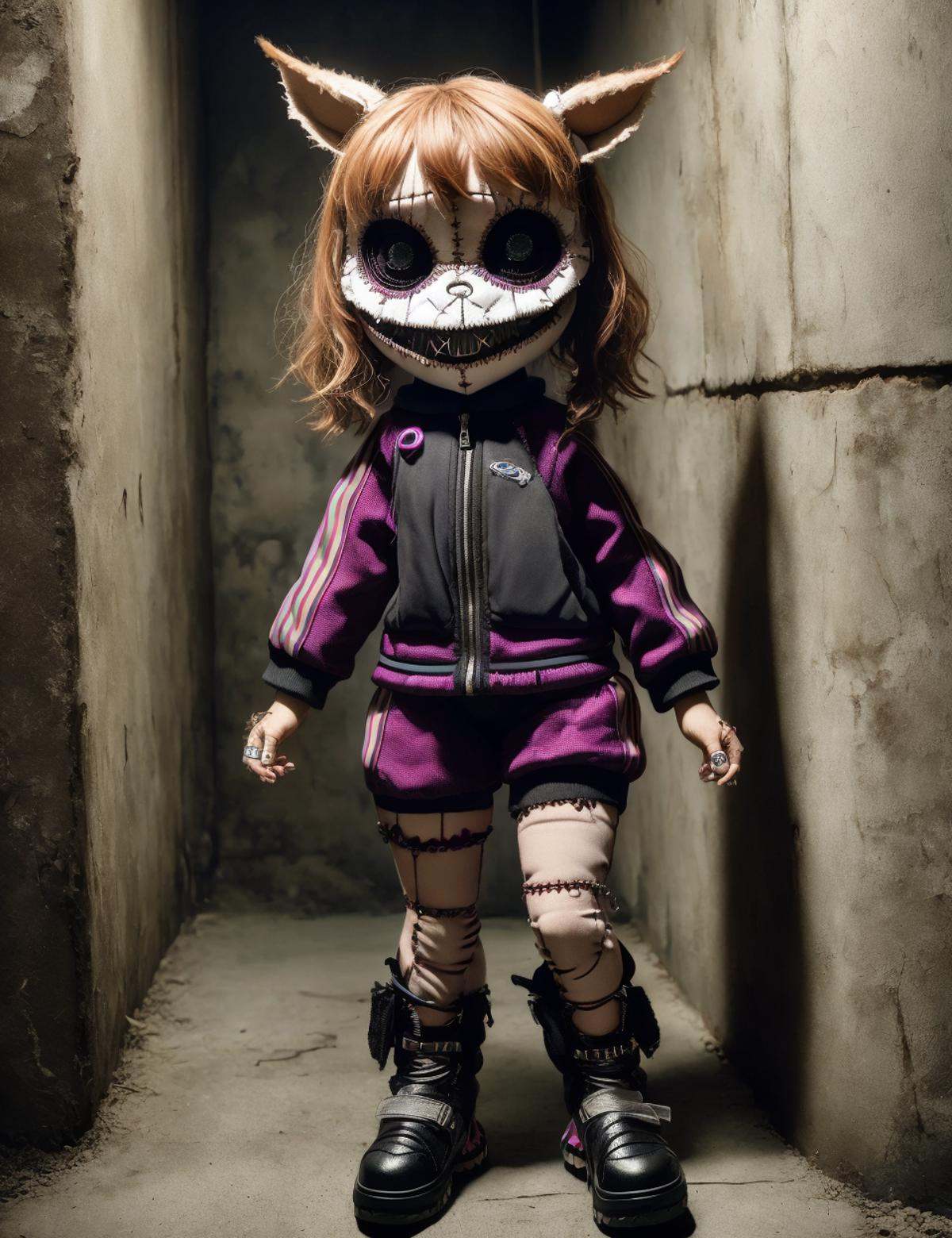 DonMCr33pyD0115 female elcor,  cyberwear trendsetter on Tensor.Art