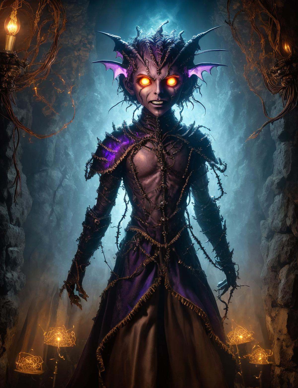 DonMCr33pyD0115 male dragonknight psionic magic manifests ethereal,  neuro-like aura,  with tendrils of light that reach o...