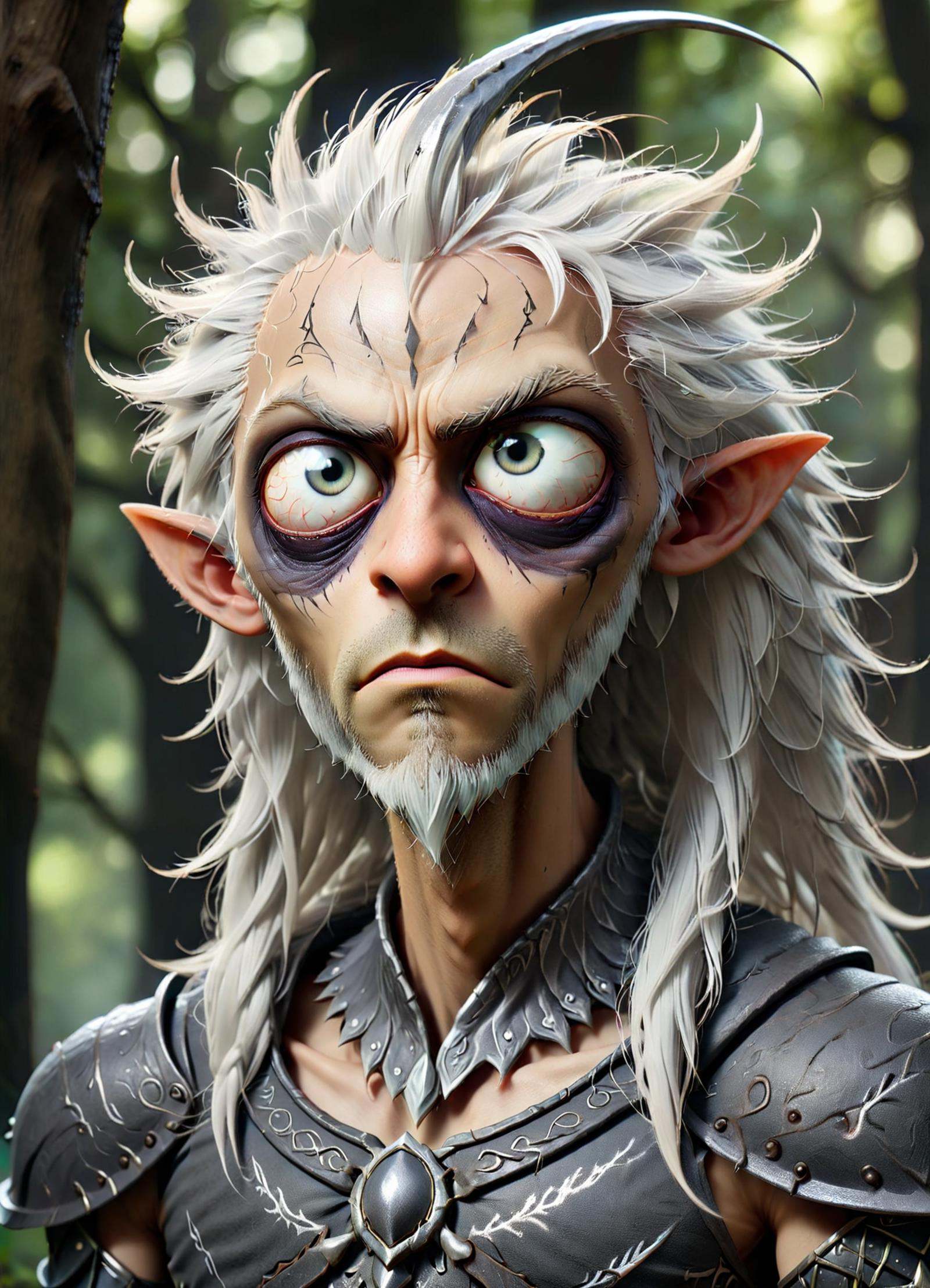 DonM1ns0mn14XL,  male drow,  fictional elfish individual on Tensor.Art