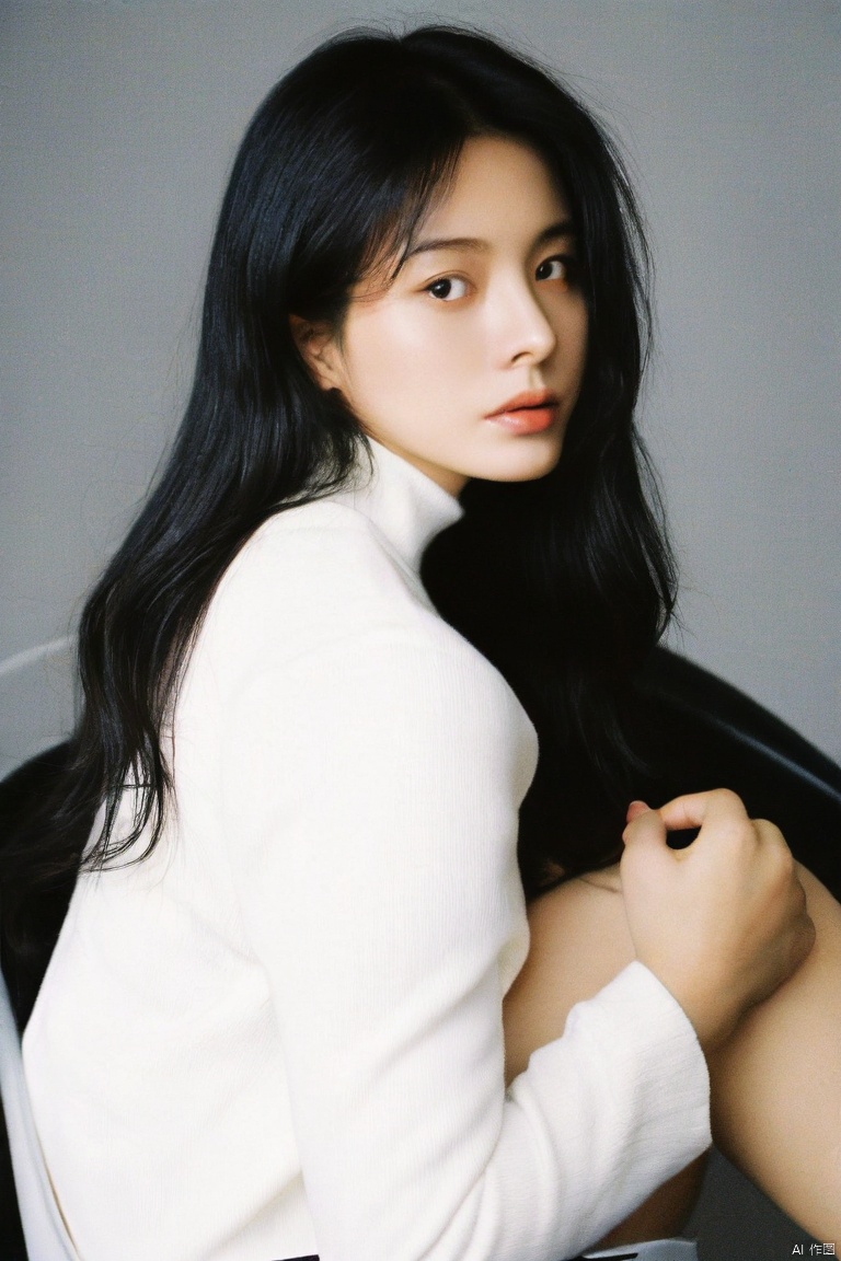  一张女性的肖像照片。,liangyi