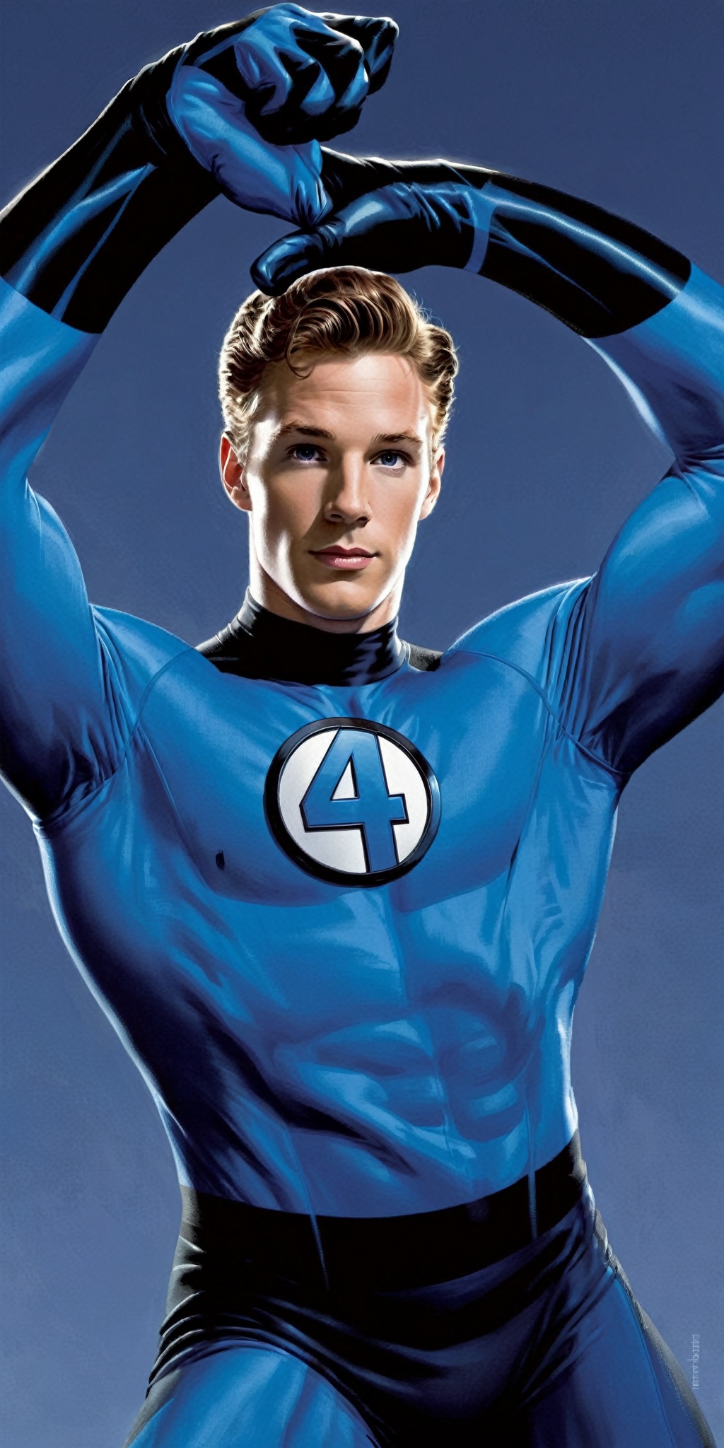 1boy,  man stretching out his arms,  Marvel on Tensor.Art