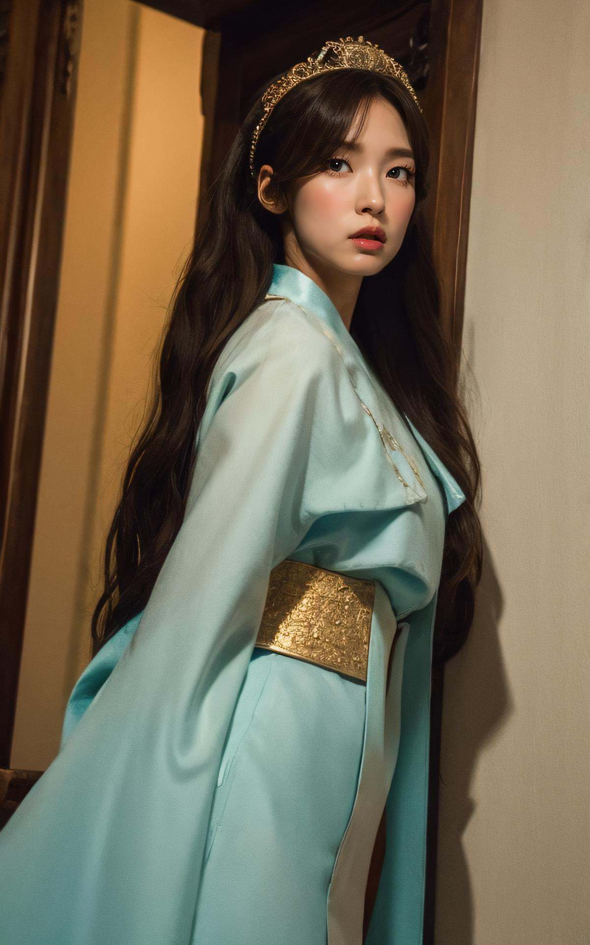 korean palace,  dramatic light effect,  Jin _Cho-yeon on Tensor.Art