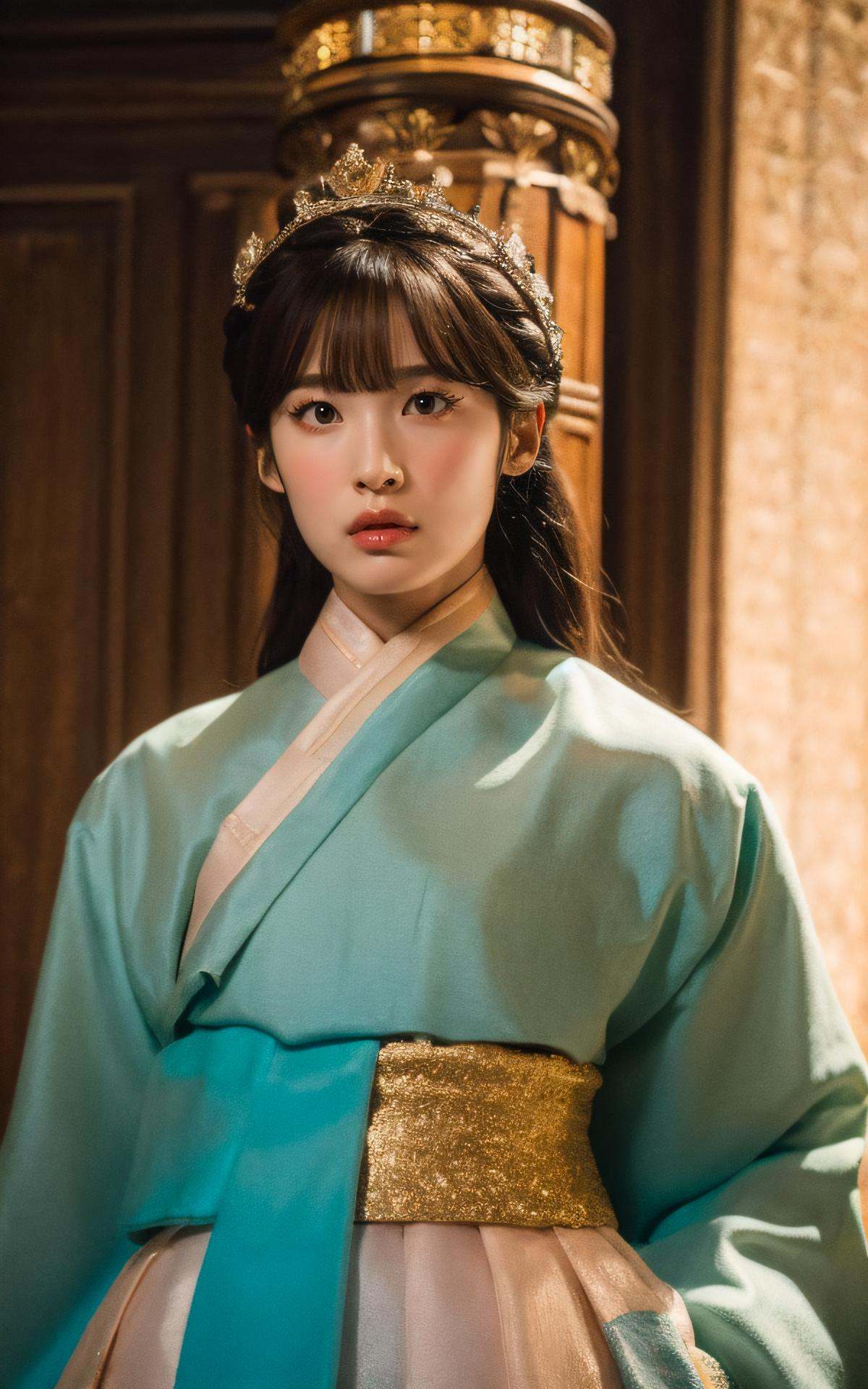 korean palace,  dramatic light effect,  Jin _Cho-yeon on Tensor.Art