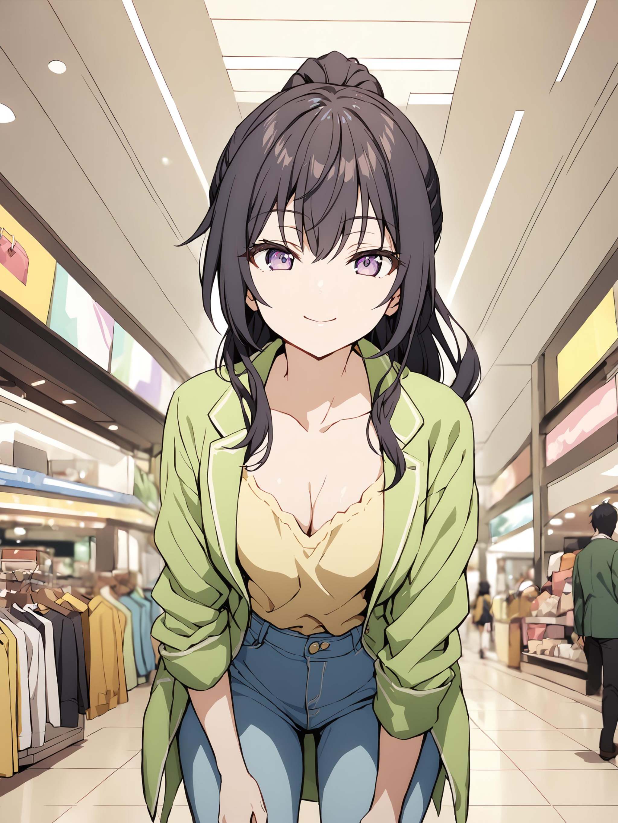 suouyuki_imoto,  purple eyes,  black hair on Tensor.Art
