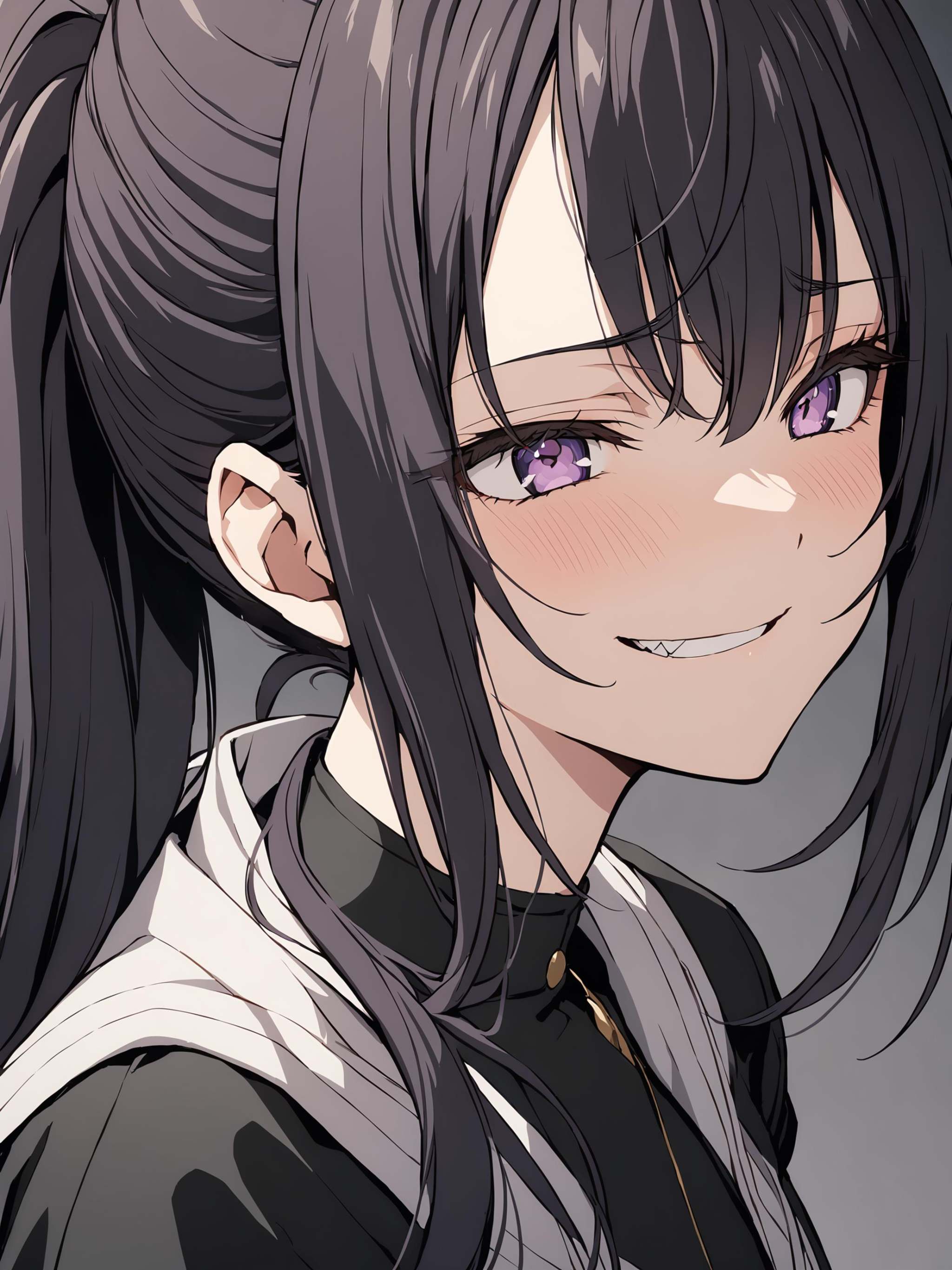 suouyuki_imoto,  purple eyes,  black hair on Tensor.Art