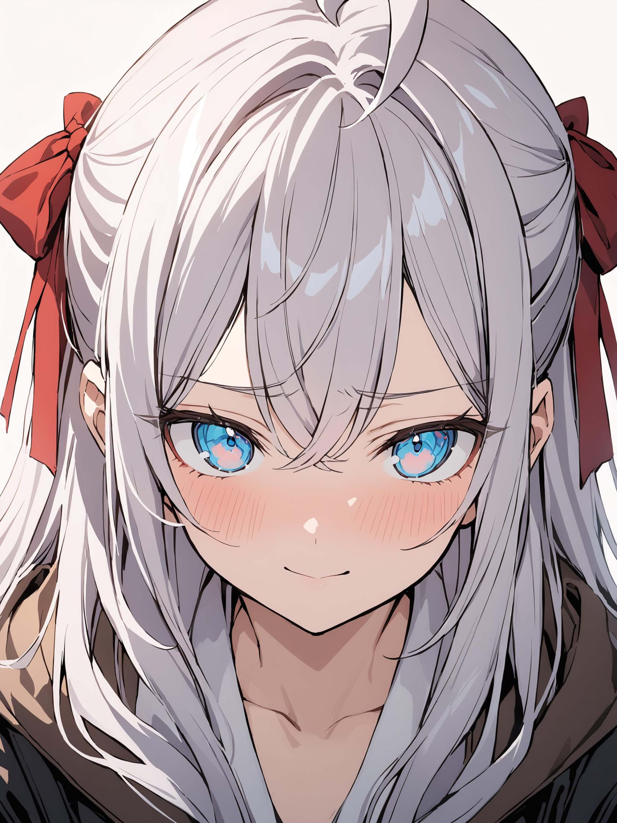 alya_imoto,  blue eyes,  white hair on Tensor.Art
