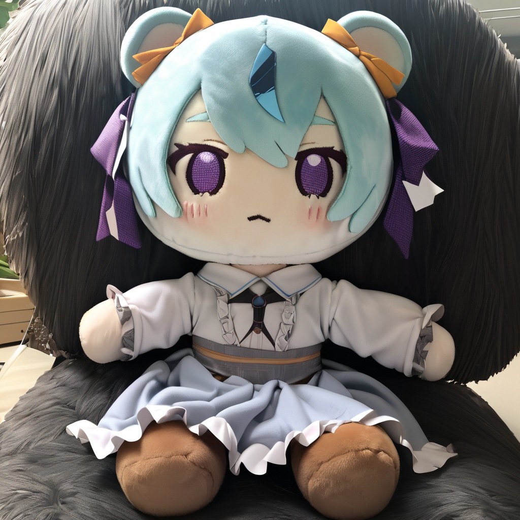 anime plush,  teddy,  1girl on Tensor.Art