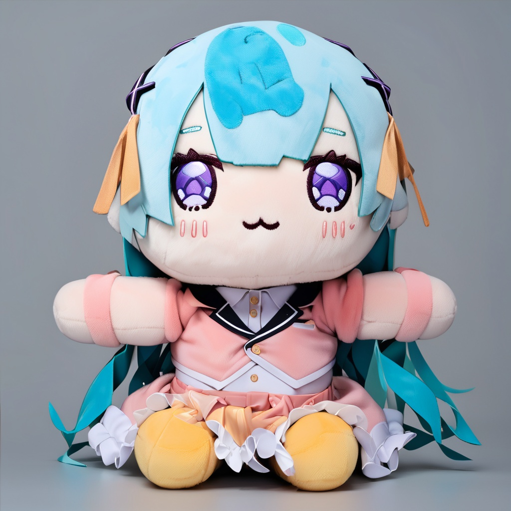 anime plush,  teddy,  1girl on Tensor.Art