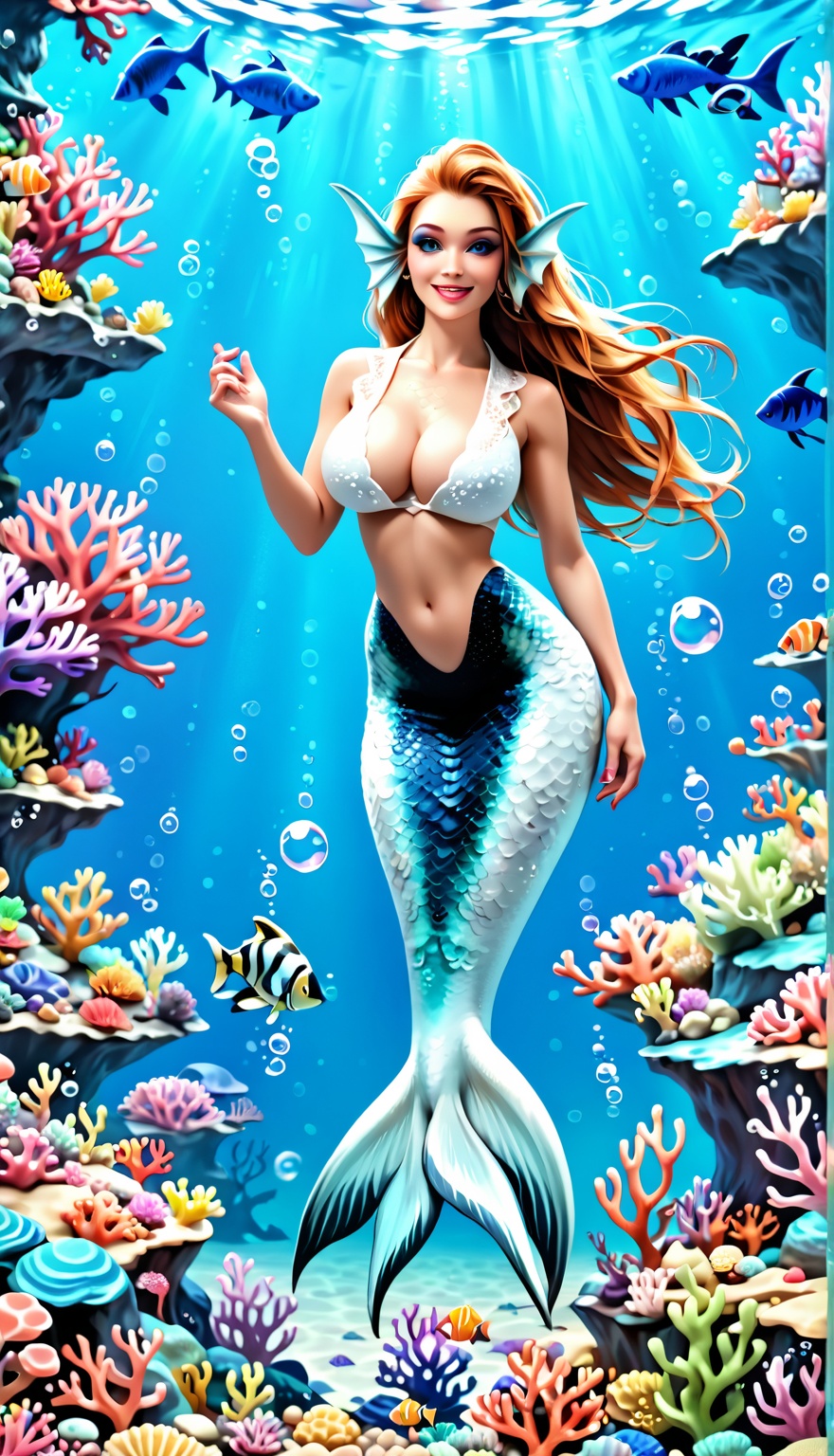 1evil_mermaid,  monster,  warrior on Tensor.Art