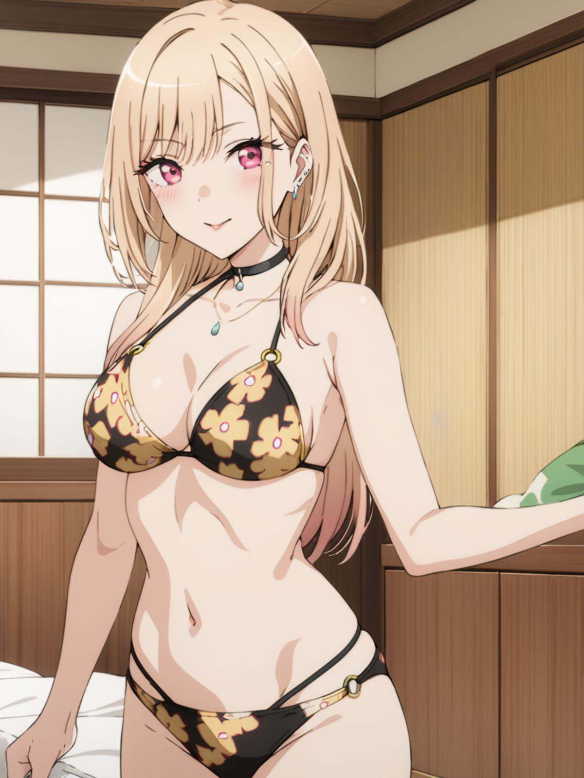 bikini swimsuit,  kitagawa marin,  print bikini on Tensor.Art