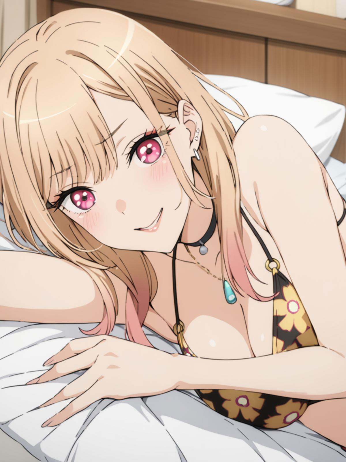 bikini swimsuit,  kitagawa marin,  print bikini on Tensor.Art