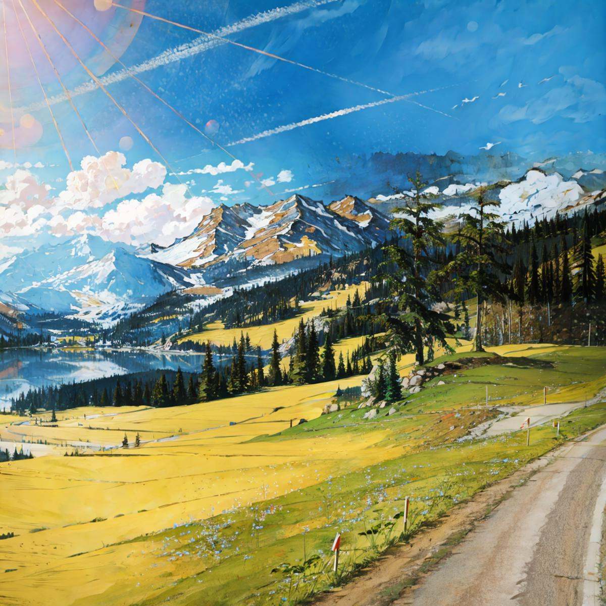 a landscape on Tensor.Art