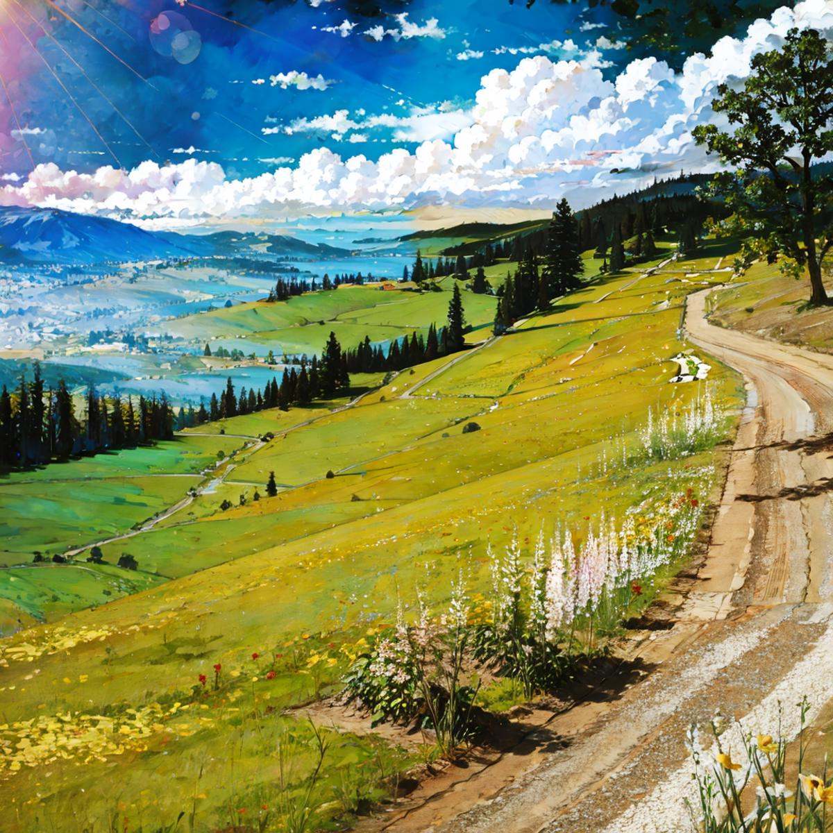 a landscape on Tensor.Art