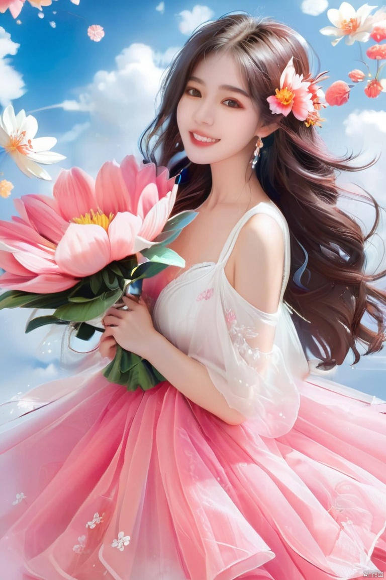 flower,1girl,