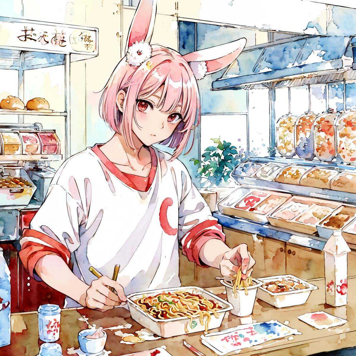 (masterpiece,  best quality),  (a manga of white-line-4-panel: 1.4) on Tensor.Art