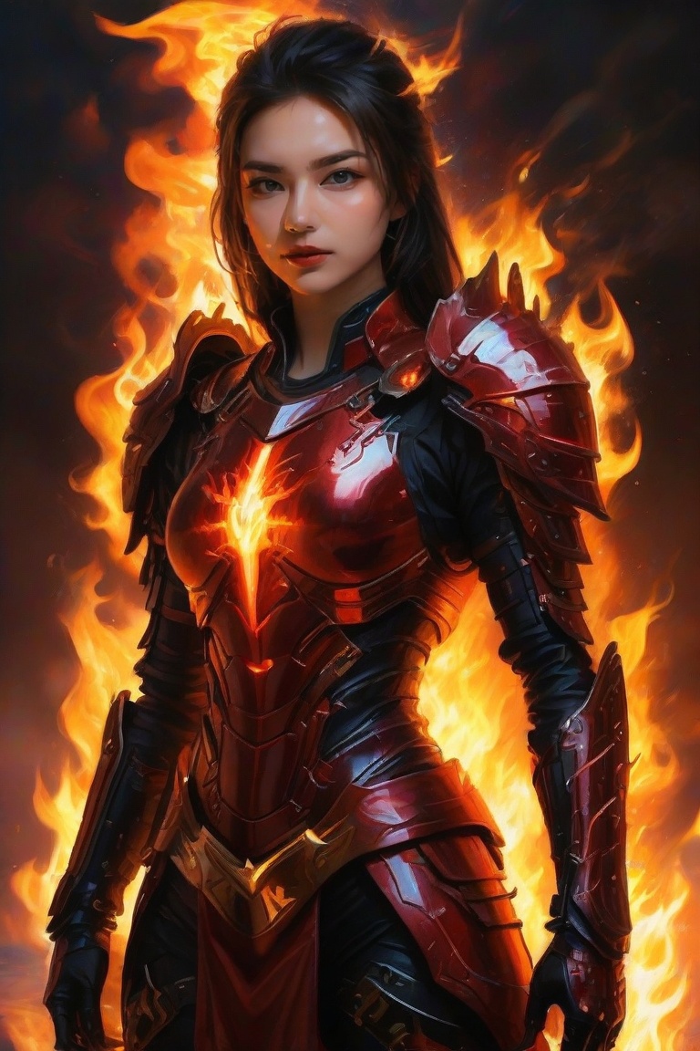 masterpiece, best quality, 1girl, solo, looking at viewer, black hair, standing, cowboy shot, armor, black background, FuturEvoLabMecha, FuturEvoLabCyberpunk, FuturEvoLabCity, FuturEvoLabAnime, 