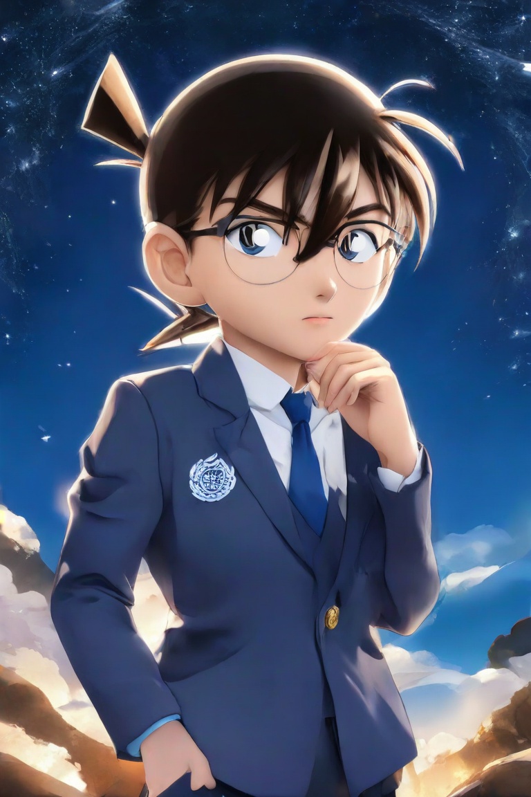 Masterpiece ,  high quality,  1 boy is Detective conan on Tensor.Art