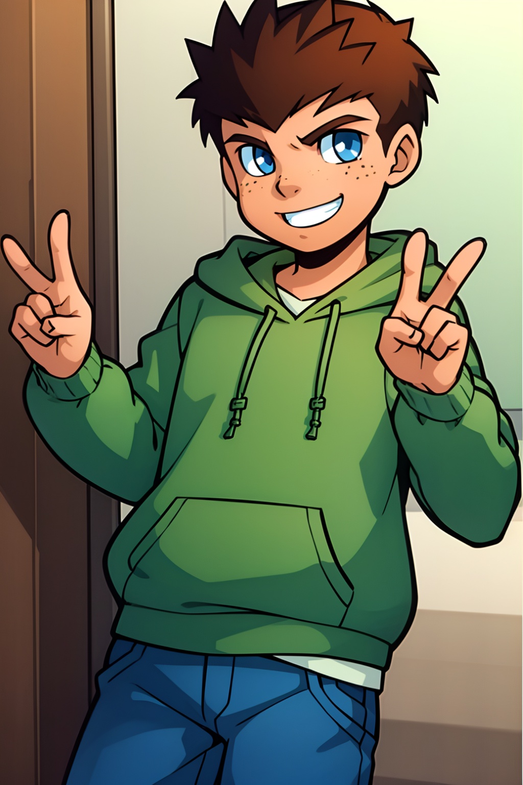 Jack_power,  1boy,  solo on Tensor.Art