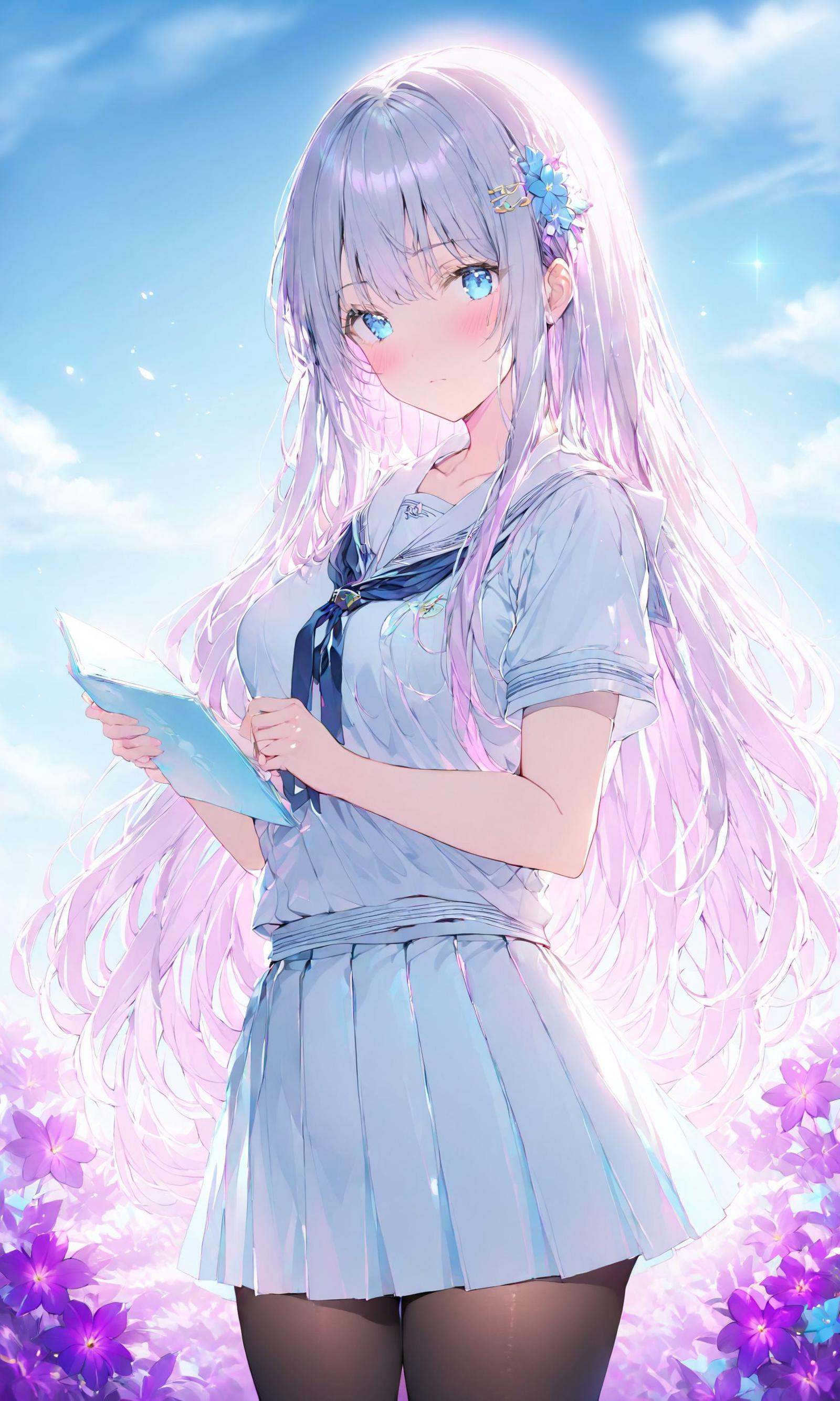 1girl,  solo,  long hair on Tensor.Art