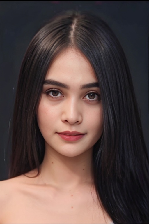 Generate hyper realistic image of a portrait of woman ,  (25 years old),  smile on Tensor.Art