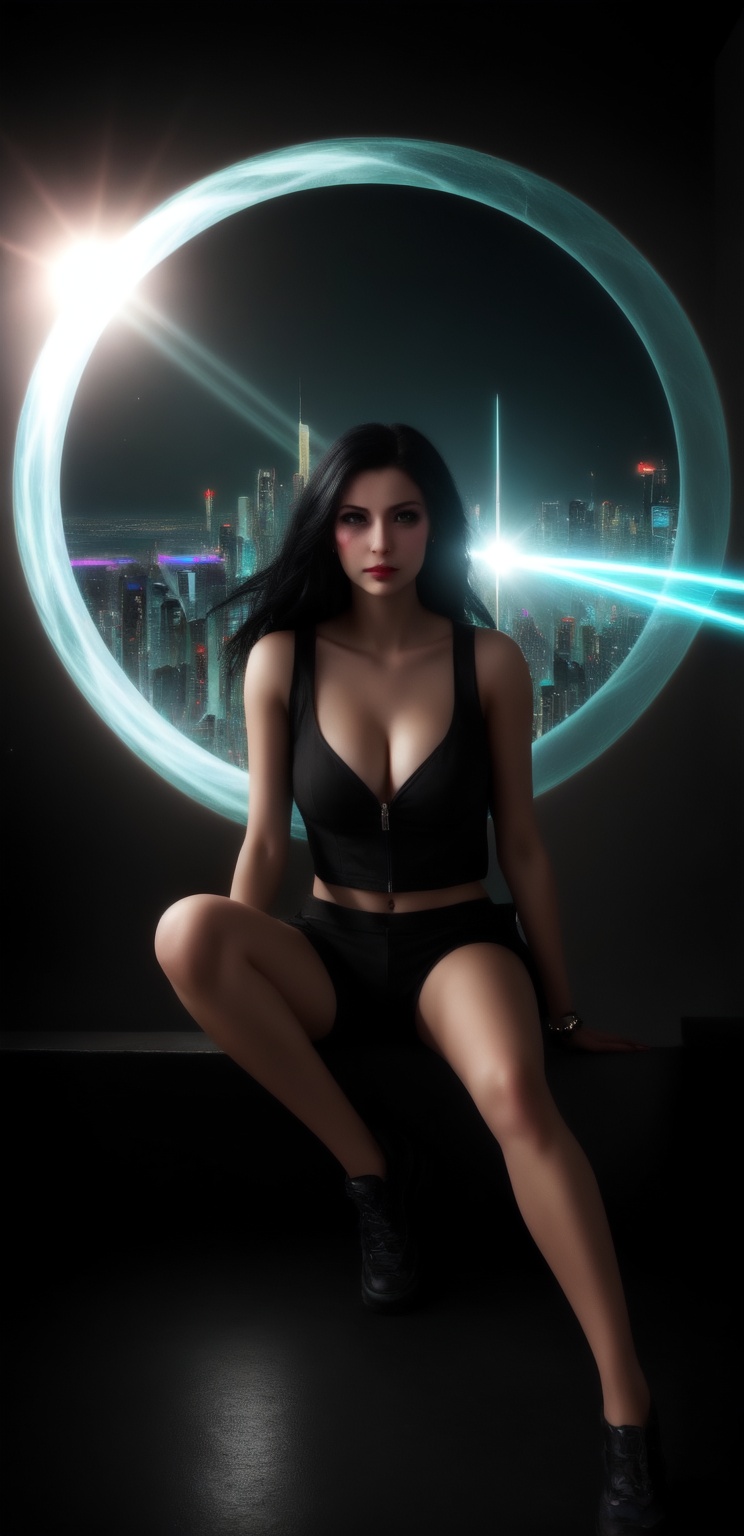 (masterpiece),  1girl,  holographic interface on Tensor.Art
