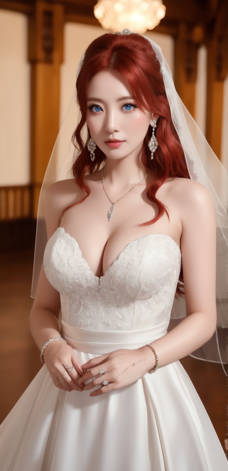 European woman,  30 years old,  red hair on Tensor.Art
