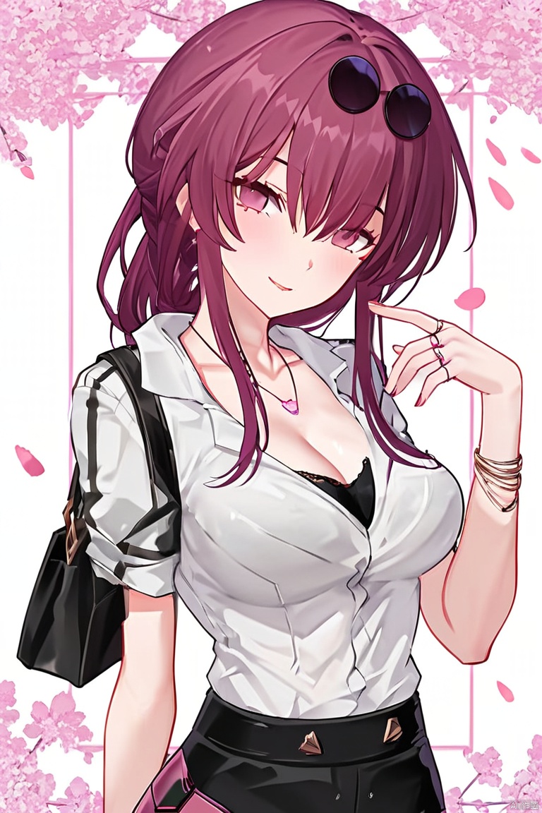高清,2d,动漫风格,插画,二次元人物,
1girl,高清,2d,动漫风格,插图,二维人物,
杰作,最佳品质,1girl,替代服装,独奏,包,看观众,脸红,格子,魅力（对象）,包魅力,刘海,当代,侧扣,珠宝,角色名称,女,白色背景,\\\\\\\\\ 杰作,最佳质量,1girls,\\\\\\\\\\\,kafuka,purple hair,eyewear_on_head, sunglasses