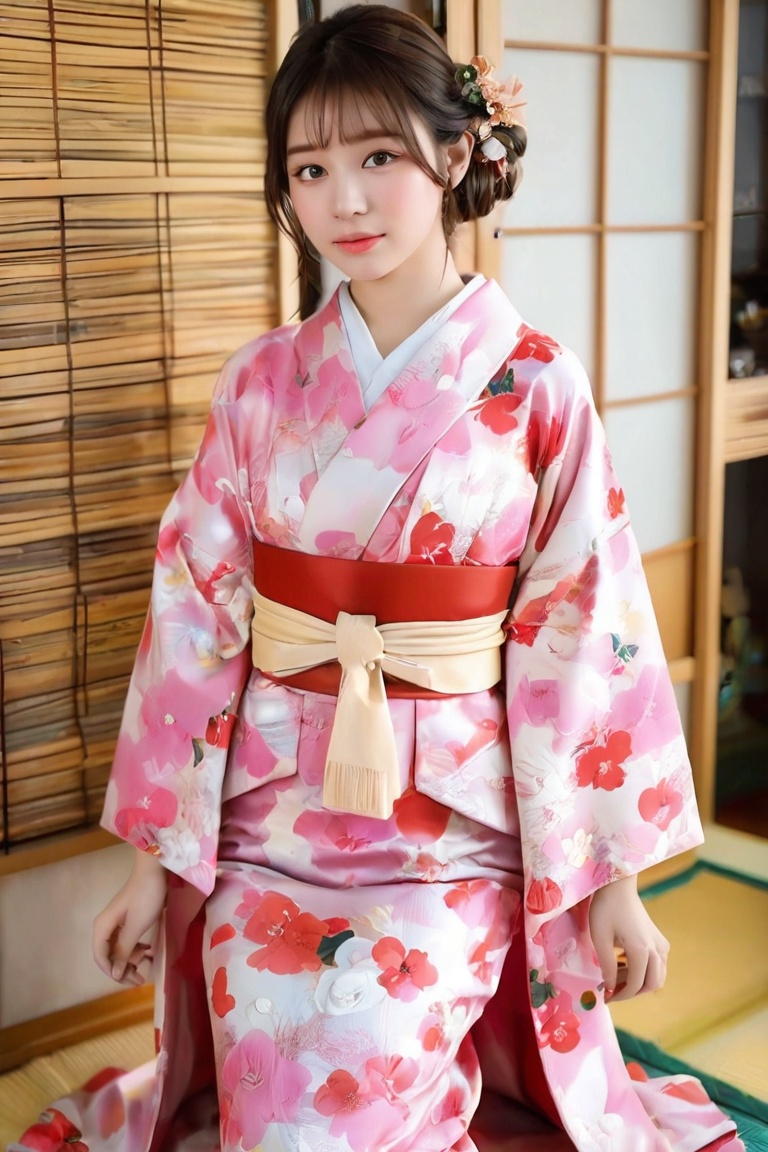 1girl,  kimono the best face of asian female,  full body shot on Tensor.Art