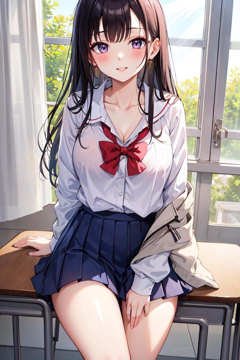 1girl,  parted lips,  blush on Tensor.Art