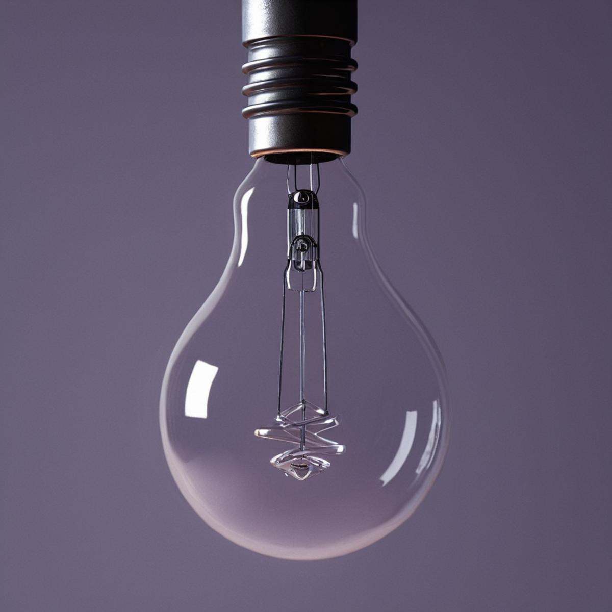 professional 3d model of in Hyperrealism style,  An Unreal Engine image of a light bulb with a glowing light inside of it,...