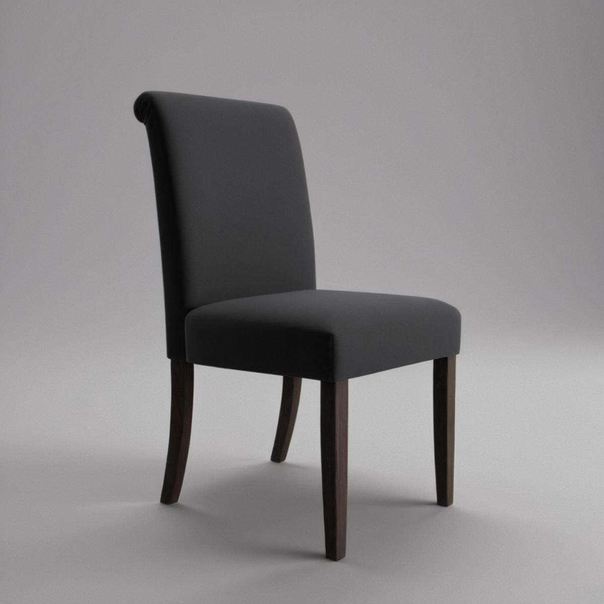 professional 3d model of in Hyperrealism style,  An Unreal Engine image of a chair with a lamp on a table,  simple backgro...