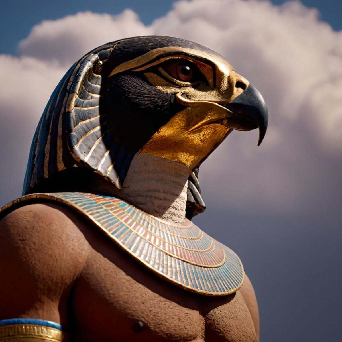 cinematic film still of 0 realism perfect Unreal Engine style Chiaroscuro Lighting Style ancient egyptian styleLong time a...