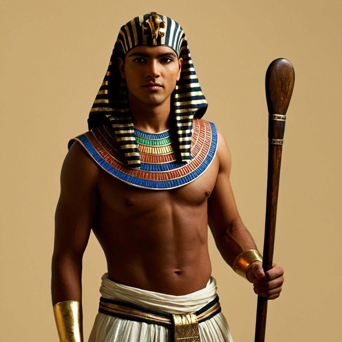 cinematic film still of 0 realism perfect Unreal Engine style Chiaroscuro Lighting Style ancient egyptian styleLong time a...