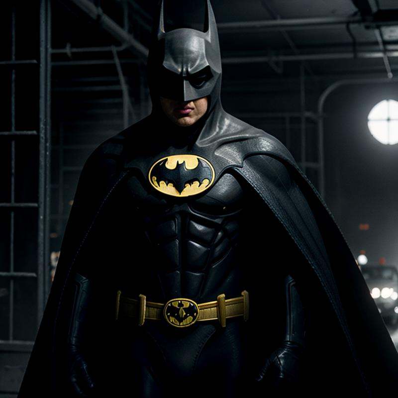 batman 1989 a batman is shown in black and white on Tensor.Art