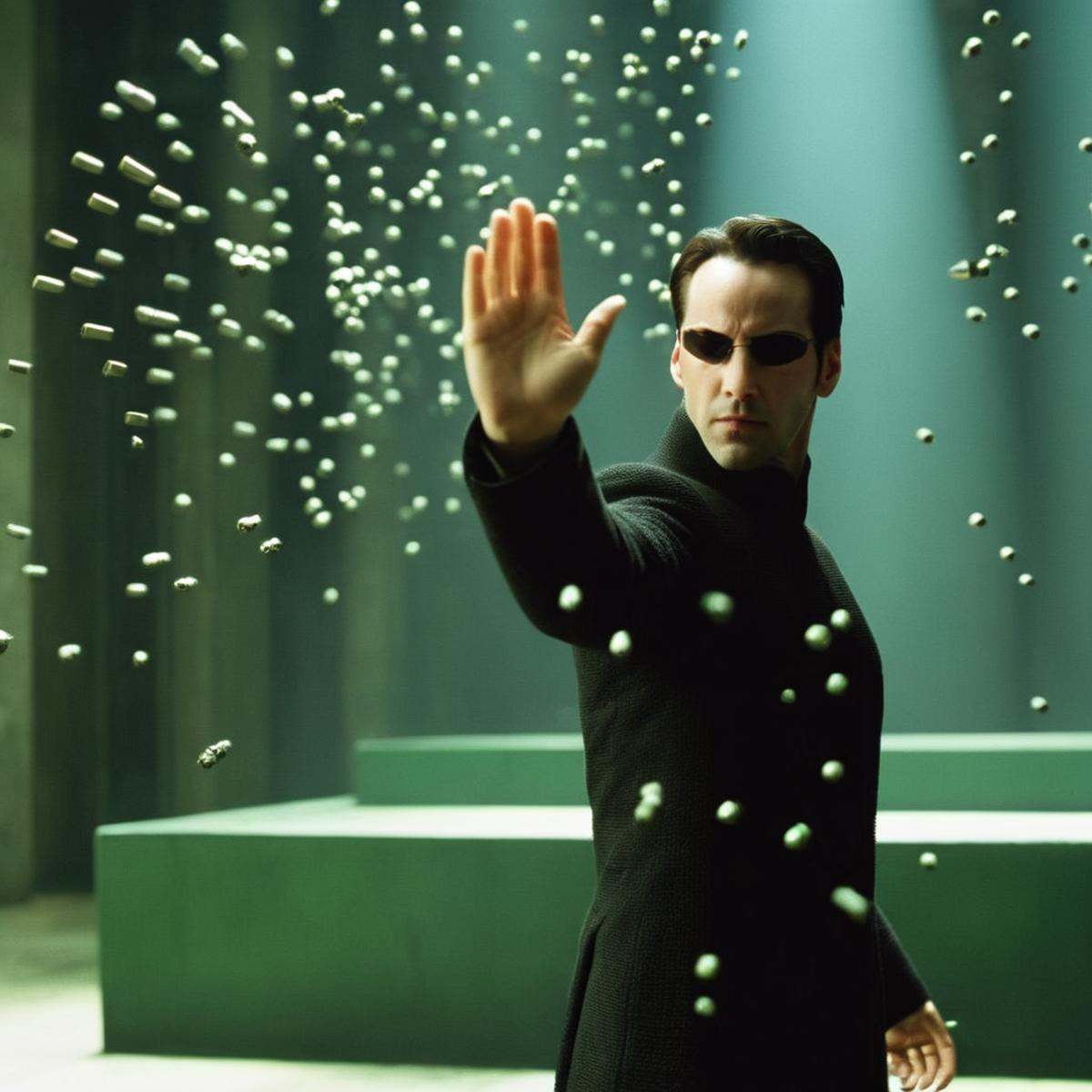 cinematic film still of Neo,  Mr. Anderson,  The Anomaly on Tensor.Art