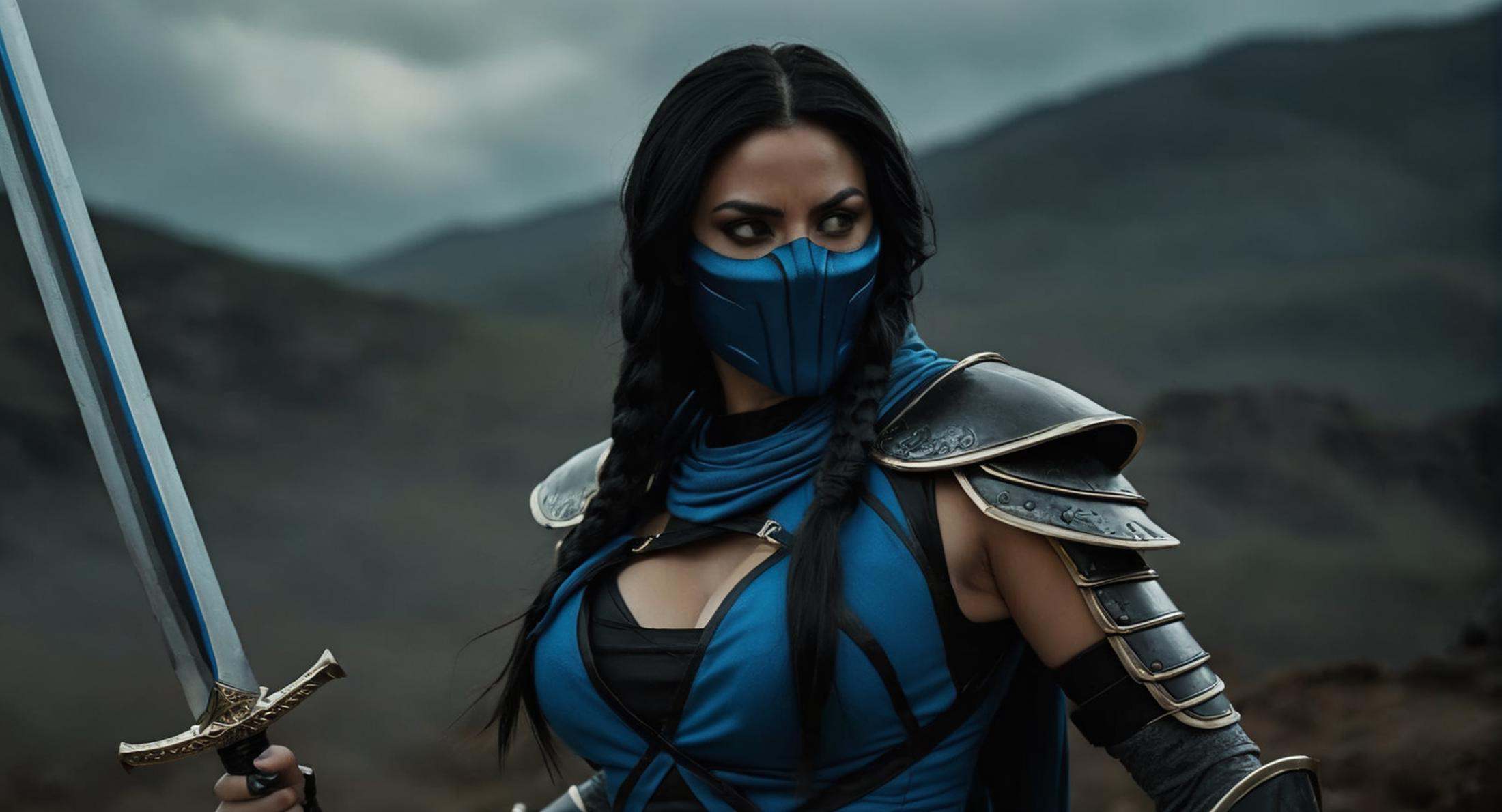 Dark Fantasy Art of (Cinematic Film stock footage style) in (arri alexa style) (Kodak film print style),  Kabal a mysterio...