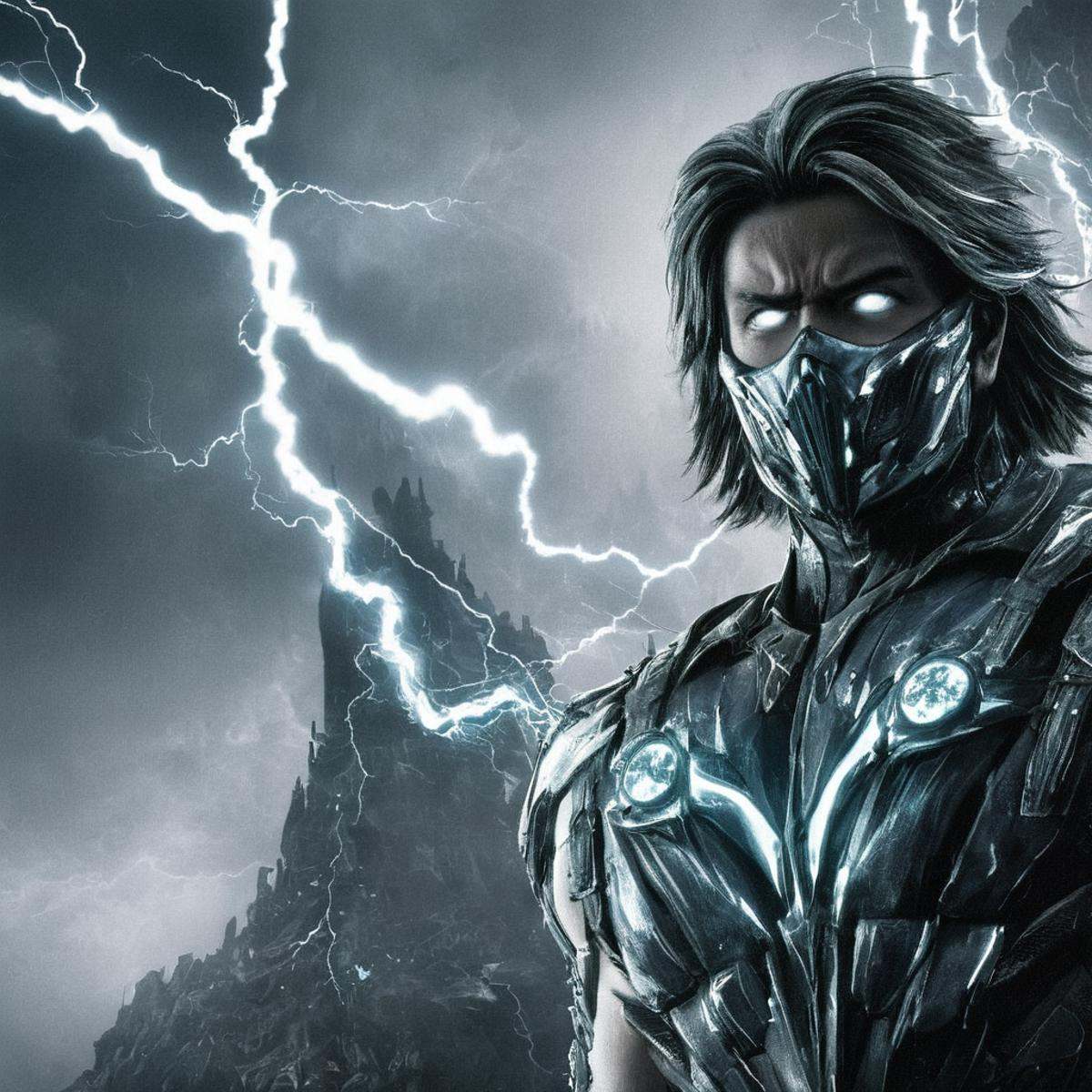 concept art of from below,  Mortal Kombat style,  fictional universe consisting of numerous realms on Tensor.Art