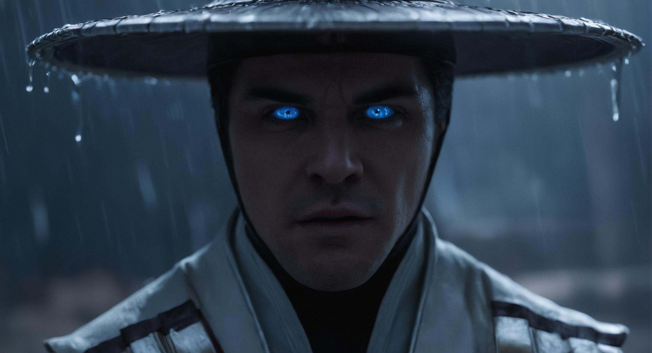 cinematic film still of raiden white costume,  closeup,  wide on Tensor.Art