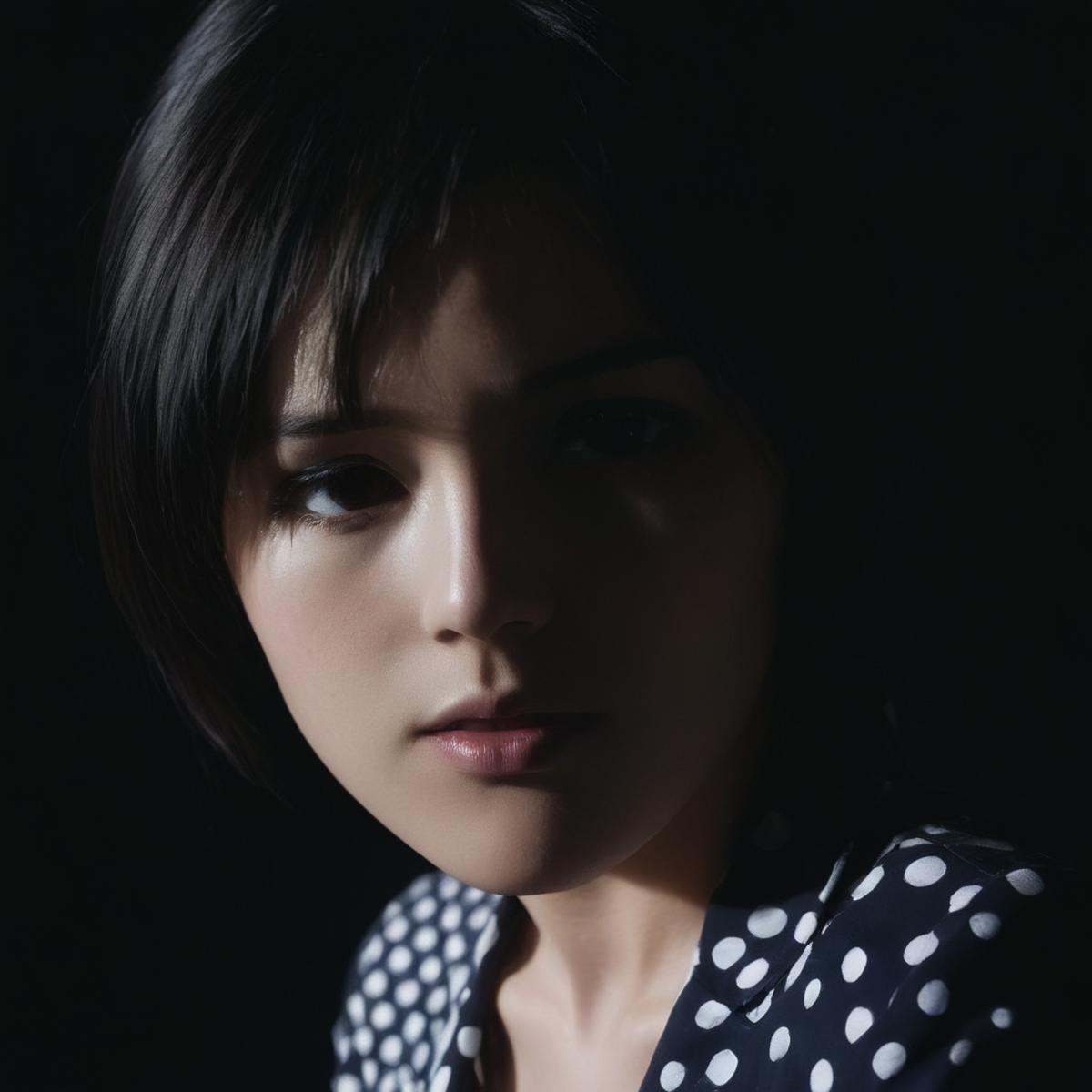 cinematic film still of Chiaroscuro Lighting Style Miyuki Nonogusadramatic,  cinematic,  shadow on Tensor.Art