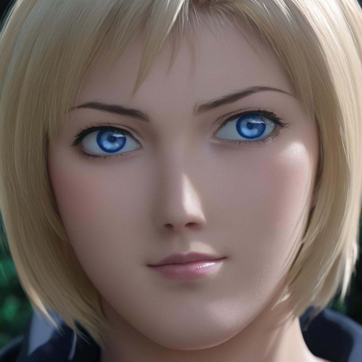 cinematic film still of Reika Kitami a woman with blonde hair and blue eyes,  1girl,  solo on Tensor.Art