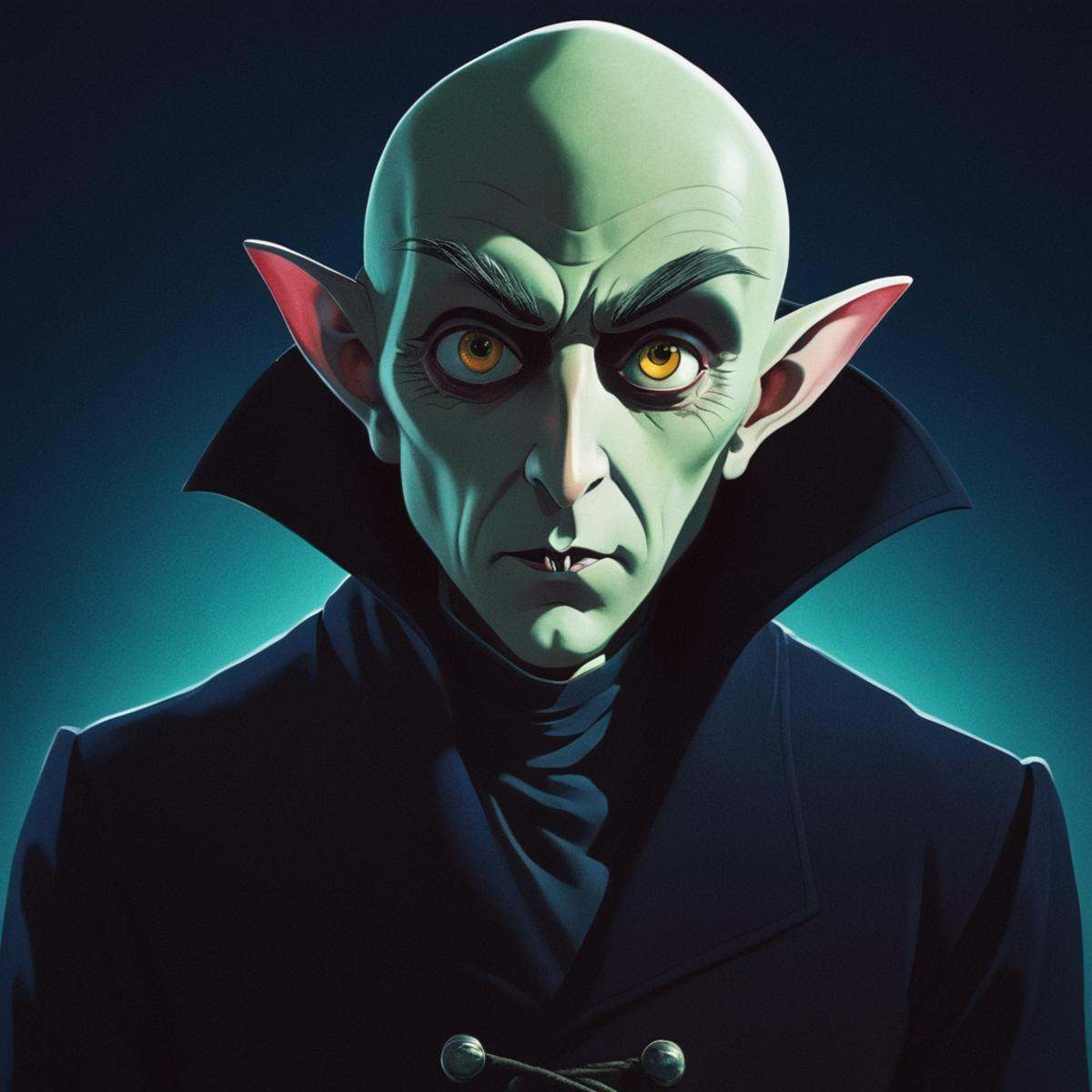 anime artwork of an animated Nosferatu character in studio ghibli style,  anime style,  key visual on Tensor.Art