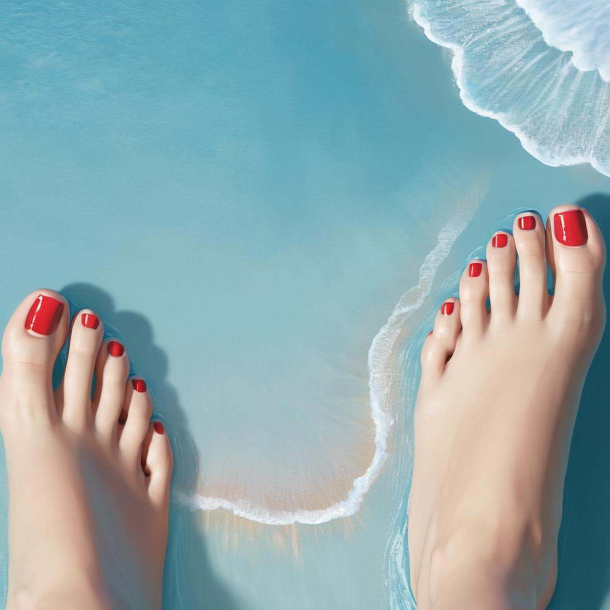 concept art of perfect feet,  digital artwork,  illustrative on Tensor.Art