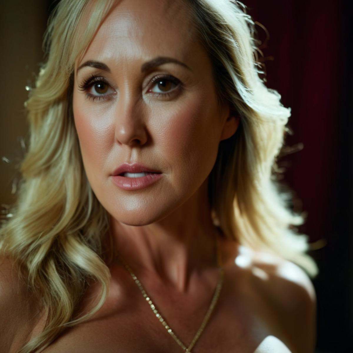 cinematic film still of Cinematic Film FootageBrandi Love in an award winning motion pictureA very hot attractive naked wo...
