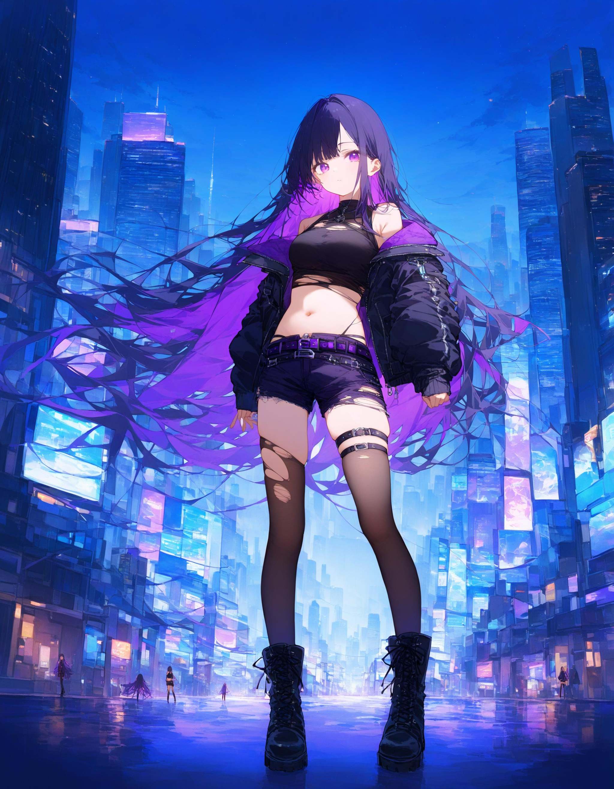 1girl,  solo,  long hair on Tensor.Art