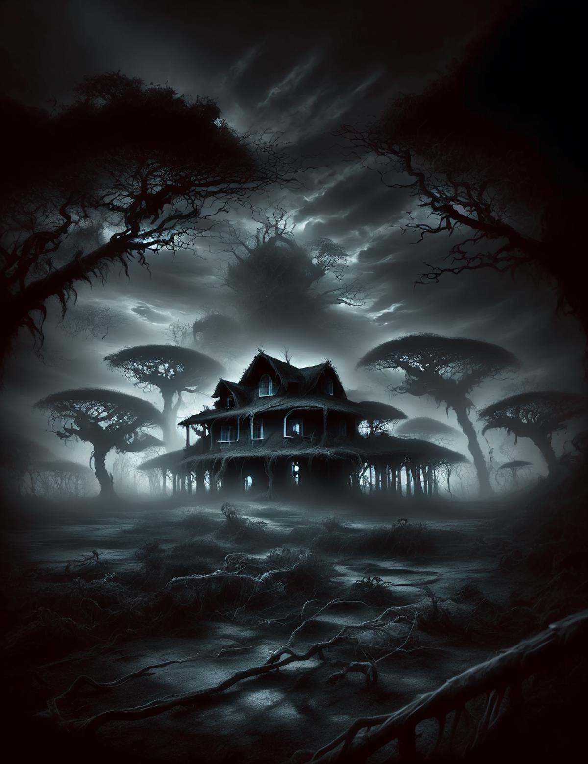 DonMV31l0fD4rkn355,  island residence in dry tropical forest biome on Tensor.Art