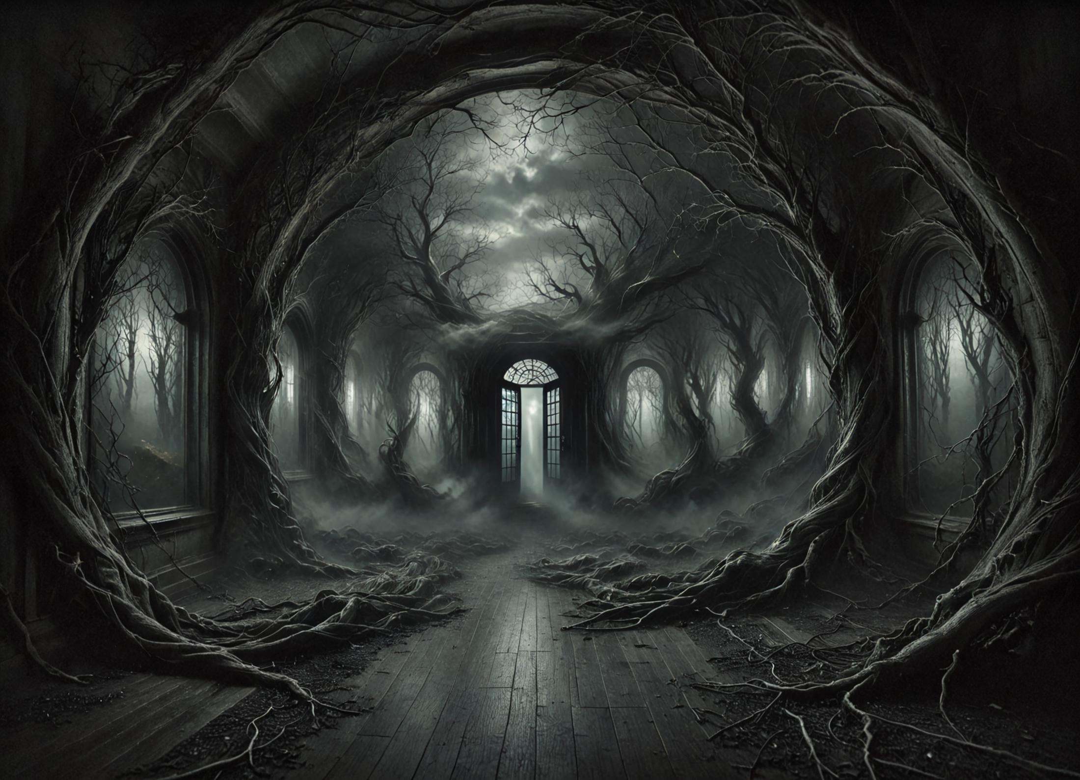 DonMV31l0fD4rkn355XL meadows,  time travel,  corridor on Tensor.Art
