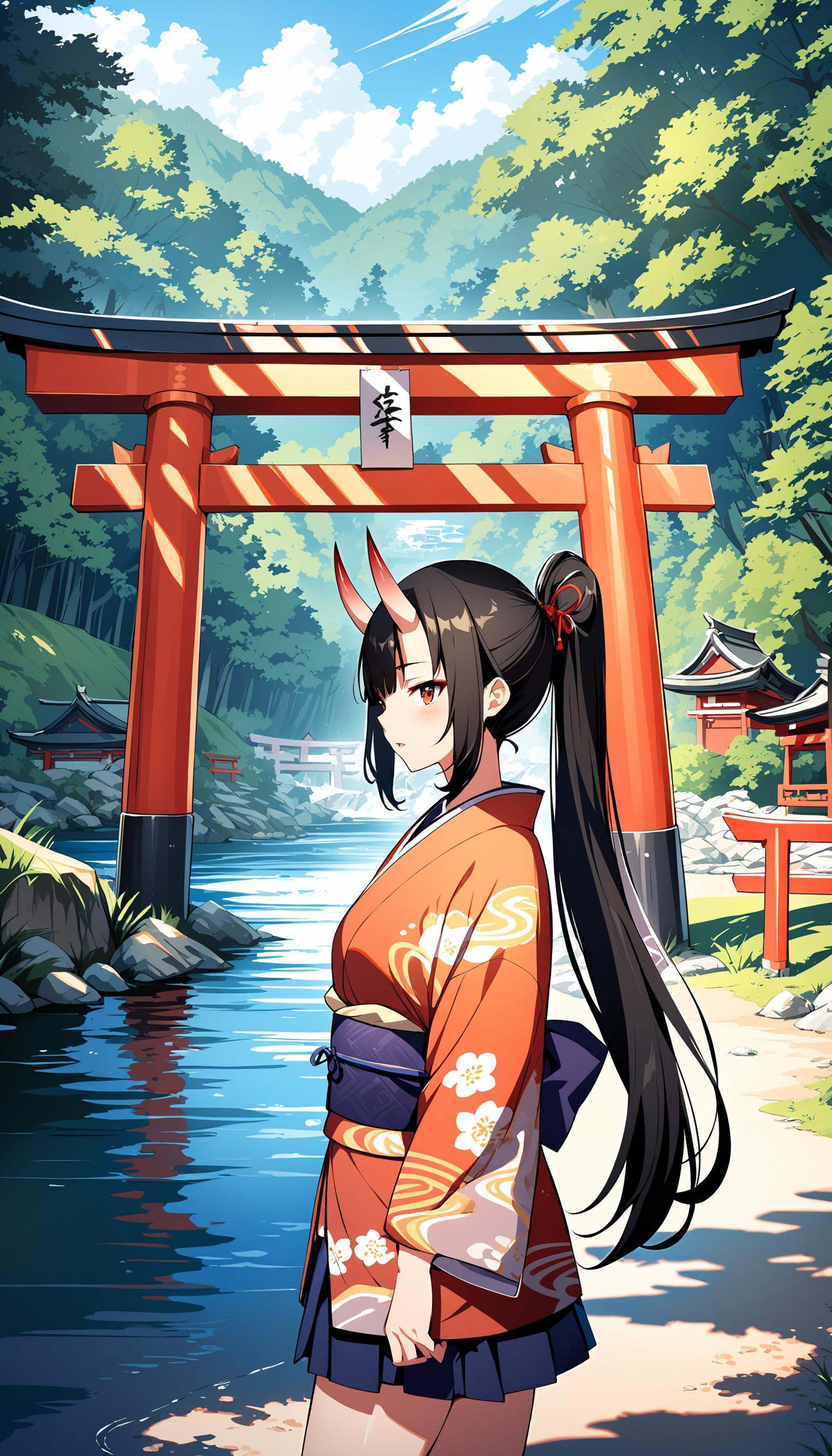illustration,  depth of field,  intense shadow on Tensor.Art